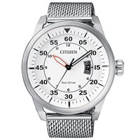 Watch Citizen Man Of Aviator in Steel AW1360-55A - AW1360-55A